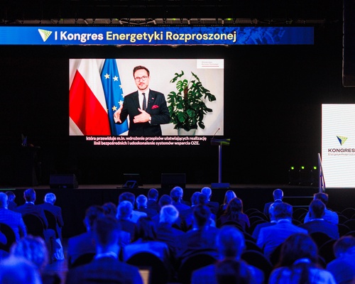 Wystąpienie Waldemara Budy, Ministra Rozwoju i Technologii, fot. Mateusz Wójtów