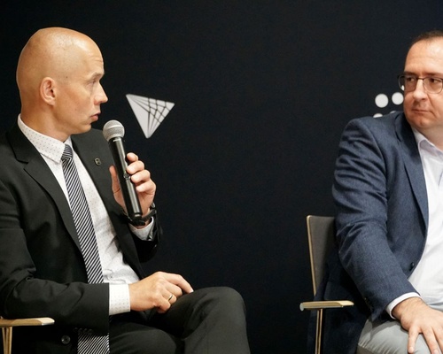 Marcin Baszyński (AGH), Marek Ryłko (SMA Magnetics)_fot. Olga Pidgorna/WEiP