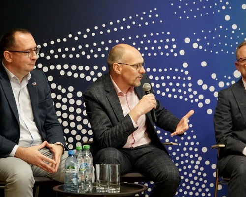 Marek Ryłko (SMA Magnetics), Marcin Szlosek (ABB), Piotr Szewczyk (APS)_fot. Olga Pidgorna/WEiP